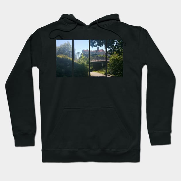 Sigmaringen castle in the Baden-Wurttemberg. Residence of the Hohenzollern earls and princes. It stands on the hill known as Castle Rock. Sunny summer day. Germany Hoodie by fabbroni-art